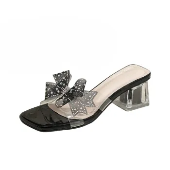WUJI Slip Resistant Abrasion Resistant Slide Slippers Women's