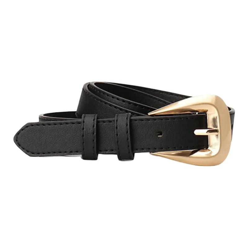 JEANSWEST PU Leather Belts Women's 2.3CM-1