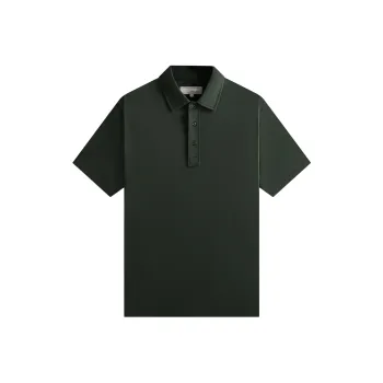 KITH SS25 &Kin Pima Jersey Heathrow Polo Shirt Men's Green