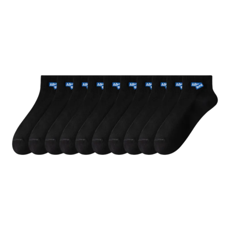 Lan Miao Mid Calf Socks Men's 10 Pack-7