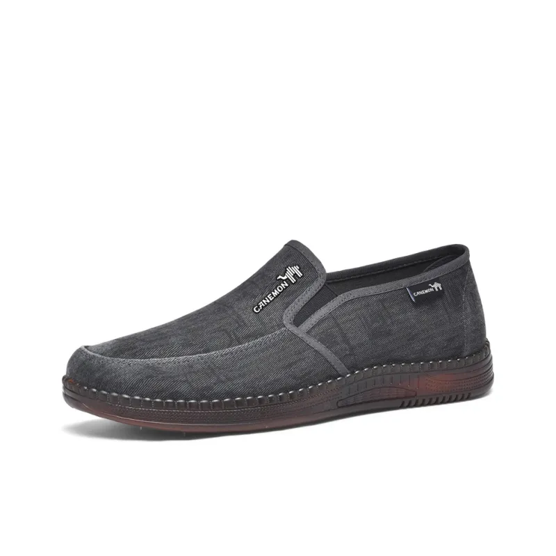 Pilot The Camel Abrasion Resistant Coverage Low Top Casual Shoes Men's Gray-1