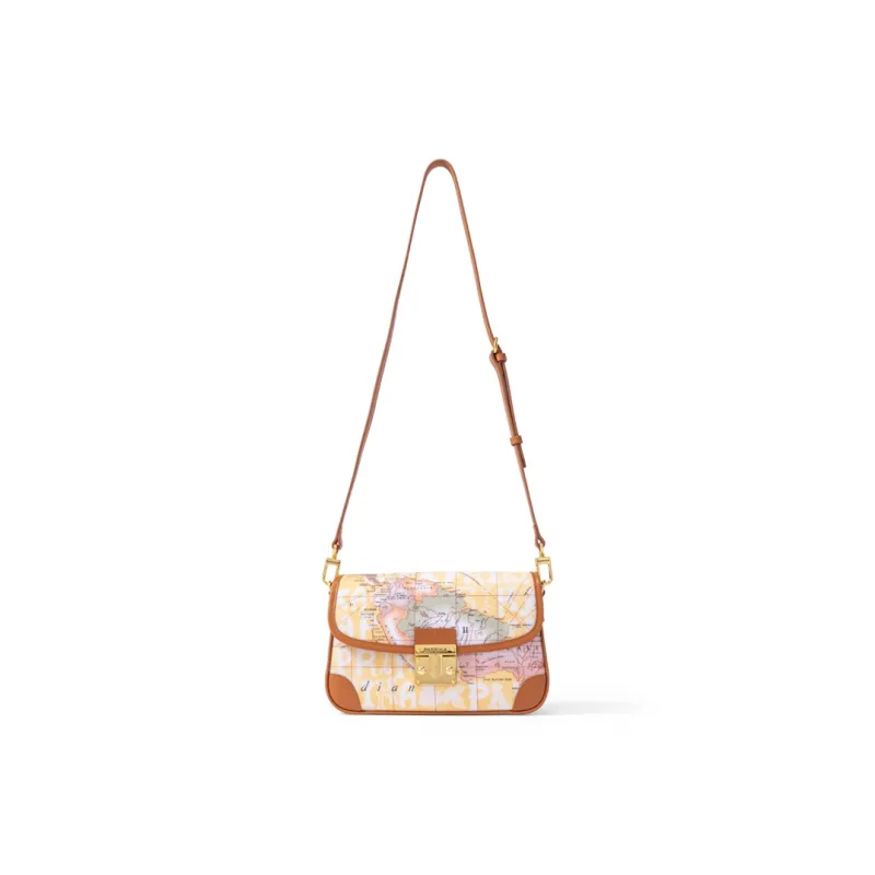PAPRIKA Cow Leather Baguette Bag Crossbody Bag, Shoulder Bag Regular Women's Multicolor-6
