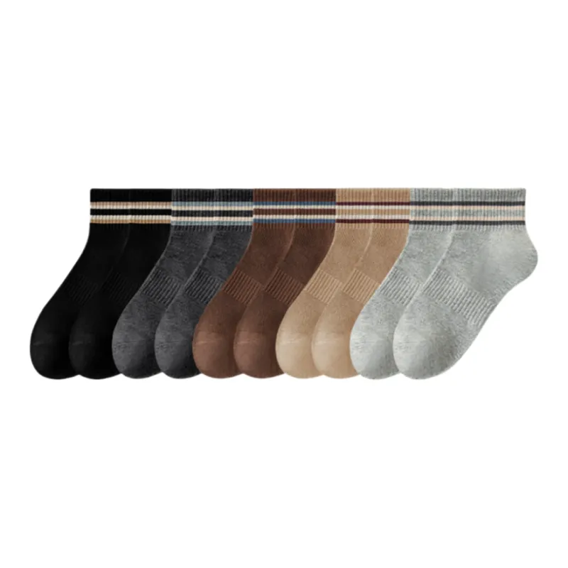 Lan Miao Mid Calf Socks Men's 10 Pack-0