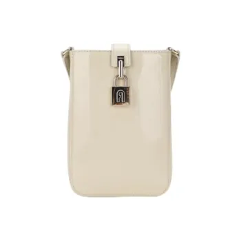 Furla Synthetic Leather Crossbody Bag, Shoulder Bag Trumpets Women's Light Beige