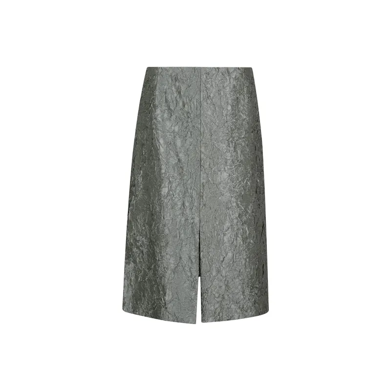 DRIES VAN NOTEN Casual Long Skirt Women's Silver-0