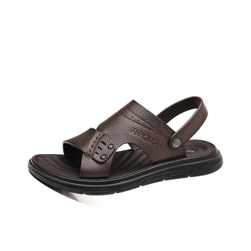 Sonno Beach Sandals Men Black/Brown-6