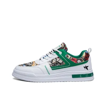 Bookish Star Anti Slip Wear Resistant Low Top Skateboard Shoes Men's