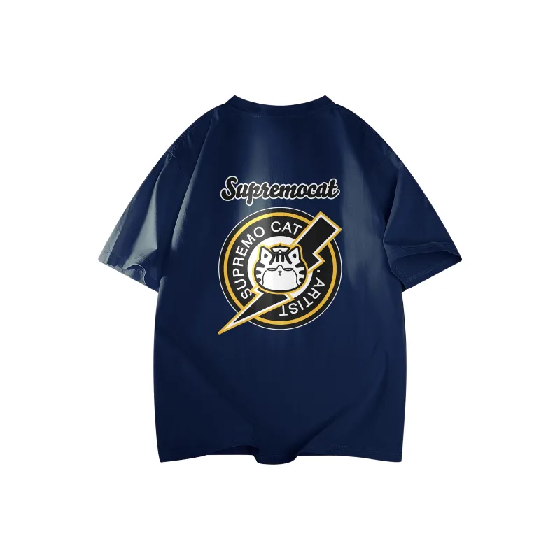 Supremo Cat T Shirts Unisex-6