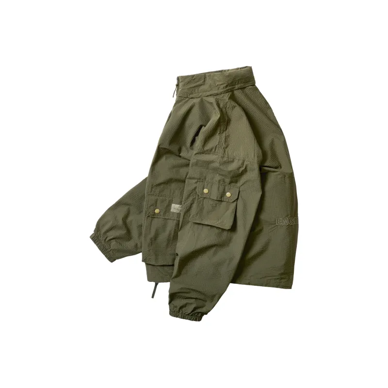 Engineered Garments X PALACE SS25 Jackets Unisex Army Green-3