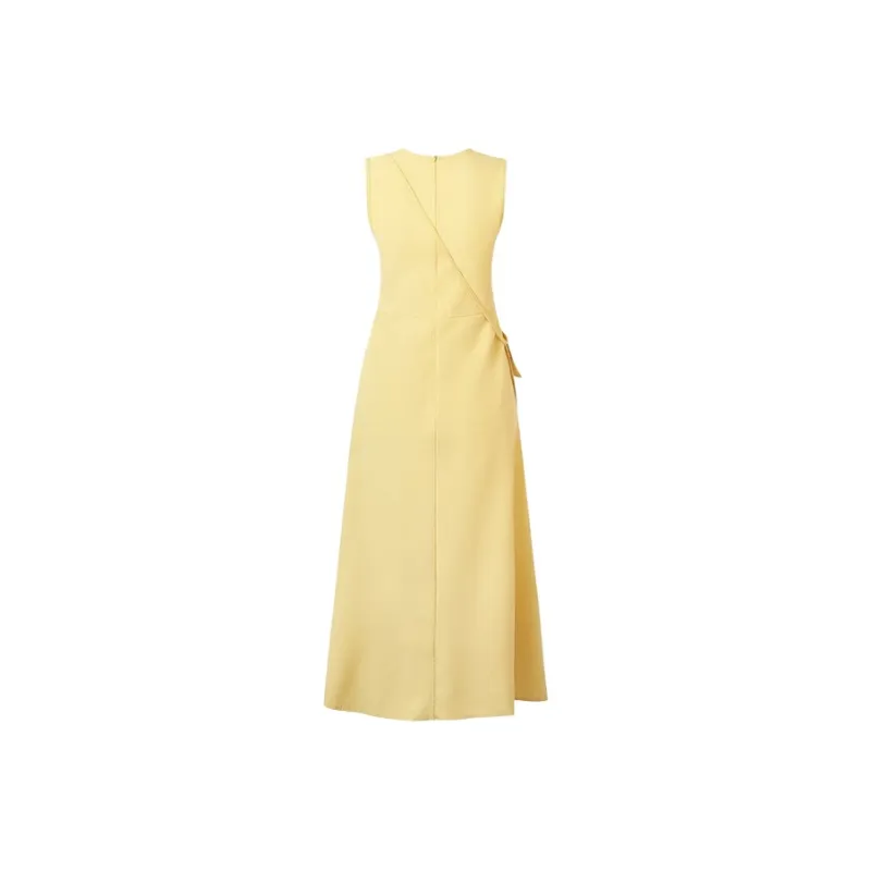 KYKW Sleeveless Dresses Women's Yellow-1
