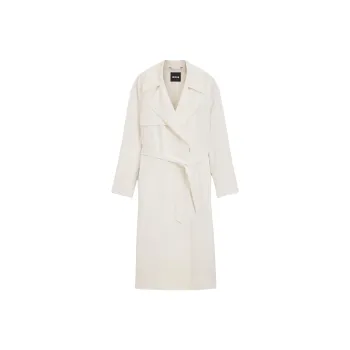 HUGO BOSS Trench Coat Women's White