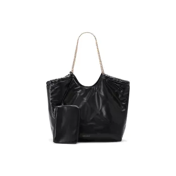 CLEVER& KETCH PU Shoulder Bag Women's Black