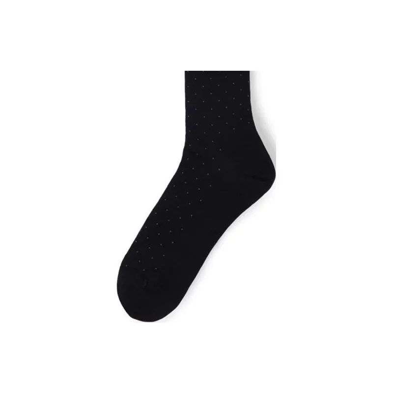 HUGO BOSS Regular-Length Socks In A Mercerised-Cotton Blend Knee-High Socks Men's 1 Pack Black-3