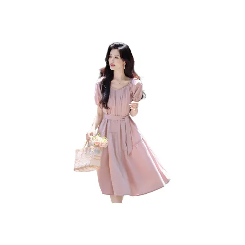 Still Quiet Short Sleeved Dress Women's