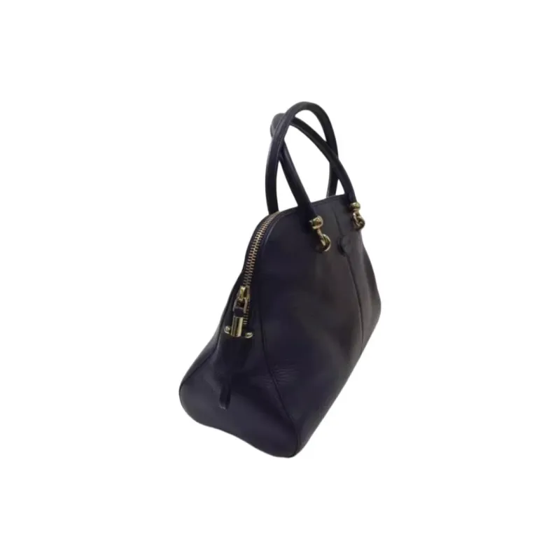 TOD'S Cow Leather Handbag Women's Blue-1