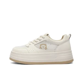 BELLE Low Top Skateboard Shoes Women's Beige