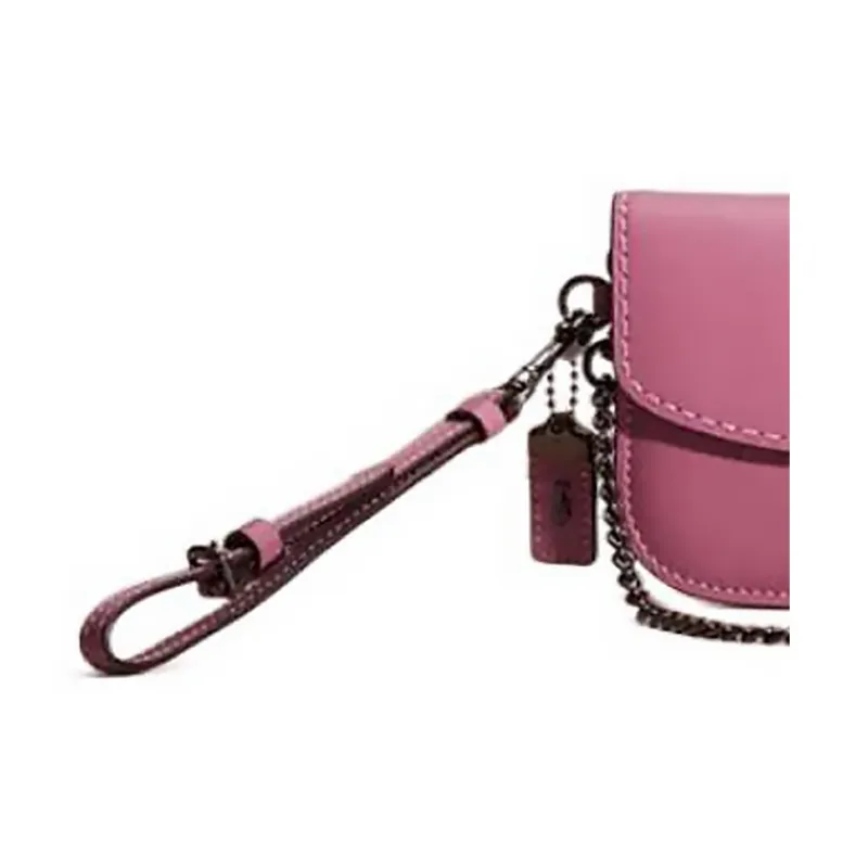 COACH Glove Tanning Shoulder Bag, Crossbody Bag Trumpets Women's Light Purple-2