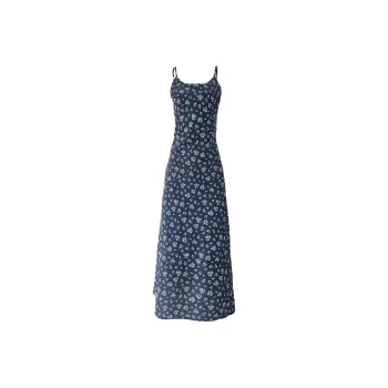 ETSE Slip Dresses Women's Navy Blue