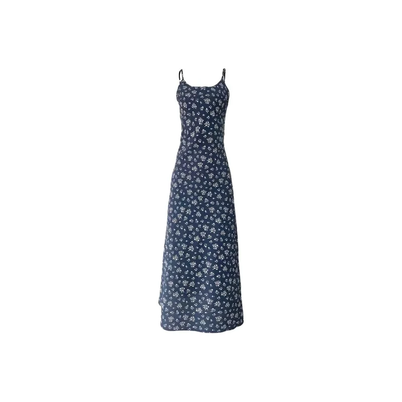 ETSE Slip Dresses Women's Navy Blue-0