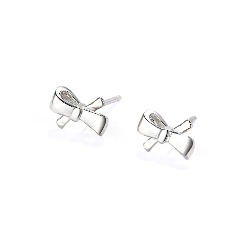 CENTURY&KINDLE S925 Silver Stud Earrings Women's-0