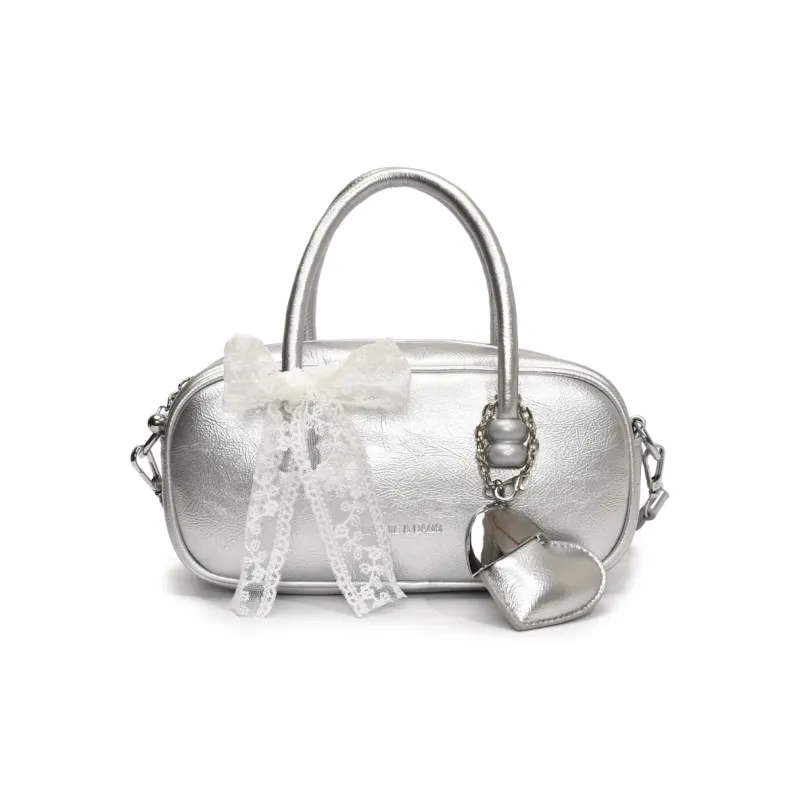 FCTOSSR PU Shoulder Bag, Crossbody Bag, Handbag Regular Women's White/Silver/Black/Blue/Pink-6