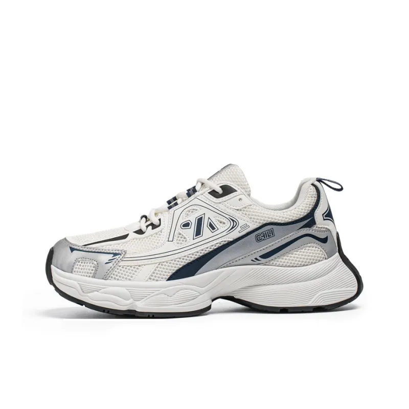 JANECO Slip Resistant, Abrasion Resistant, Breathable Low Top Chunky Sneakers Men's-0
