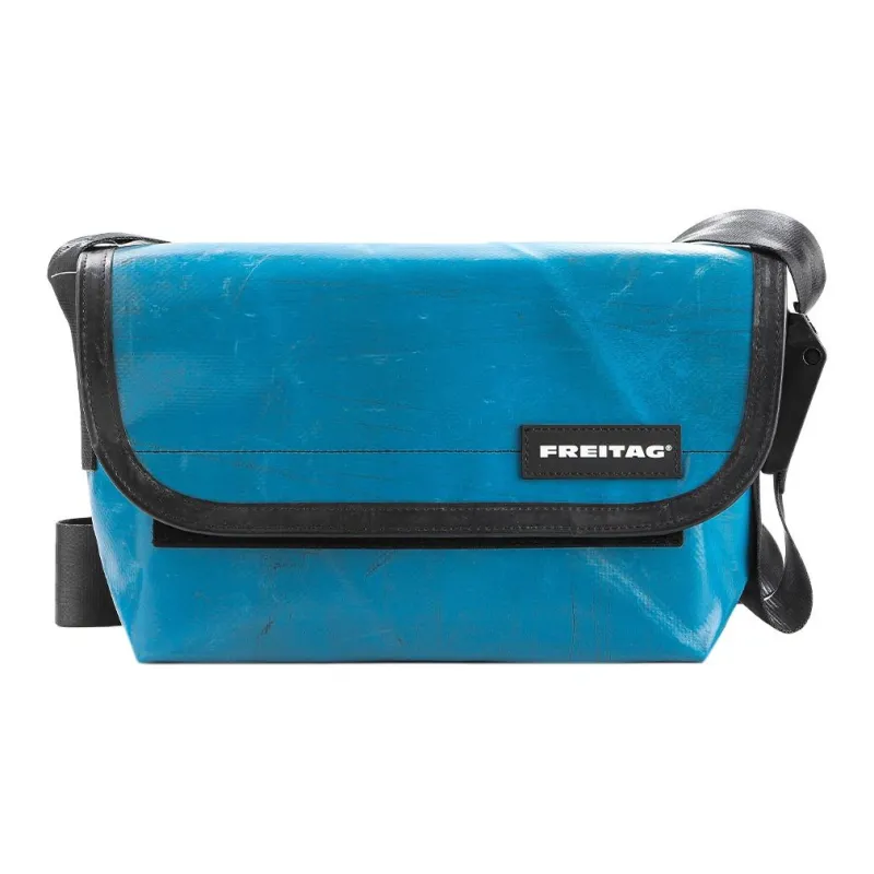 FREITAG Polyester Messenger Bag, Crossbody Bag, Shoulder Bag Unisex Blue Green-0