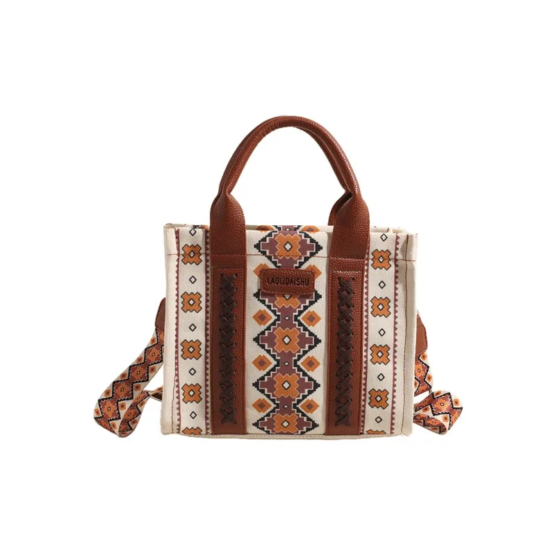 Bywhich Canvas Crossbody One Shoulder Handbag Regular Women's Multicolor-0