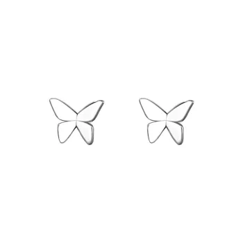 CENTURY&KINDLE 999 Fine Silver Stud Earrings Women's