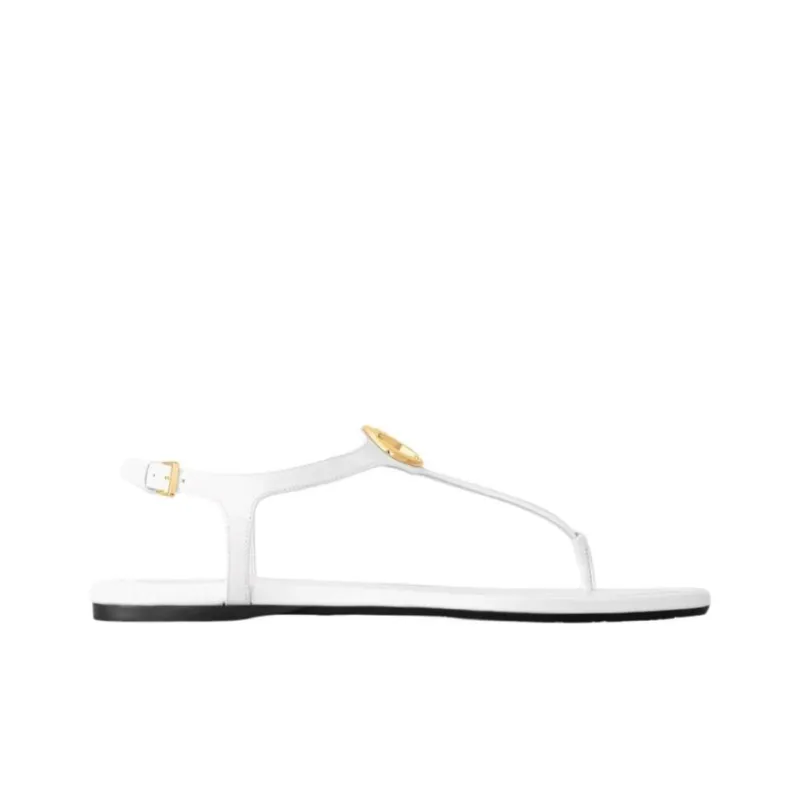 LOUIS VUITTON Sunkiss One Strap Sandals Women's White-1