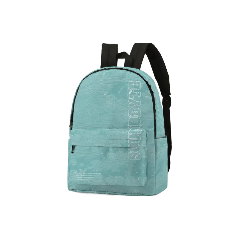 Soundbyte Polyester Backpack Unisex Matcha Green/Taro Purple-2