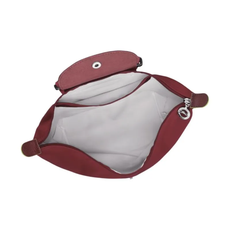 LONGCHAMP Polyamide Backpack Medium Size Unisex Garnet Red-1