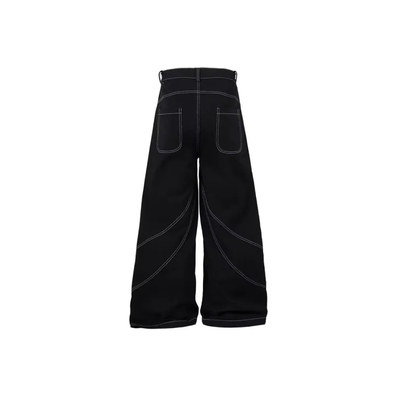HKRXEC Jeans Men Black-1