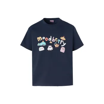 MOOD BERRY Drop Shoulder Sleeve T Shirt Women's