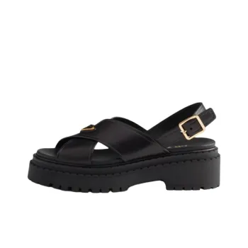 PRADA One Strap Sandals 5.5cm Women's Black
