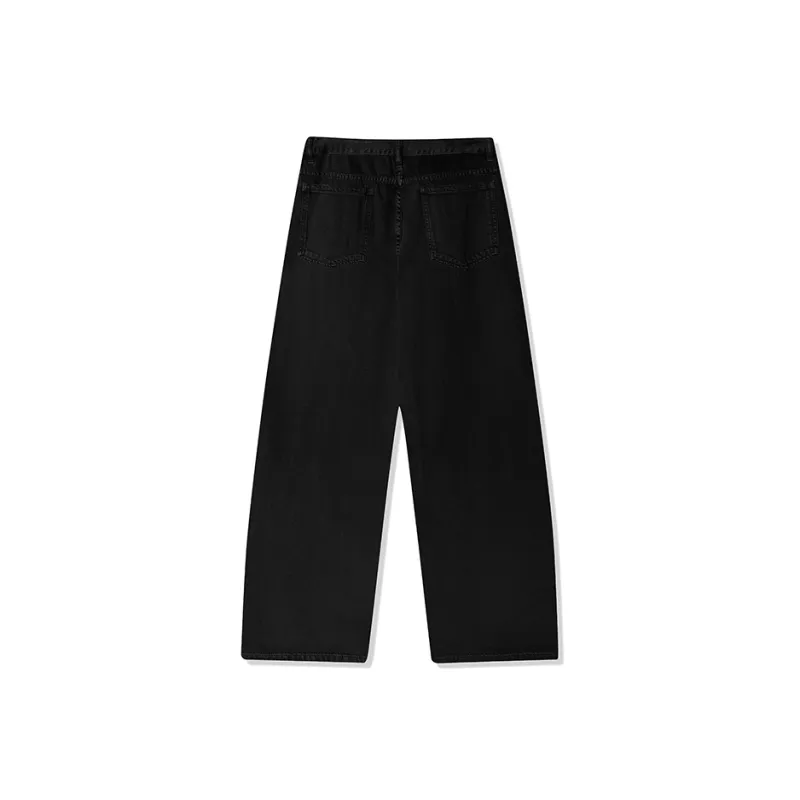 LANGWEIZHE Basic Versatile Fashion Draping Pants Loose Trendy Solid Color Casual Pants Unisex-8