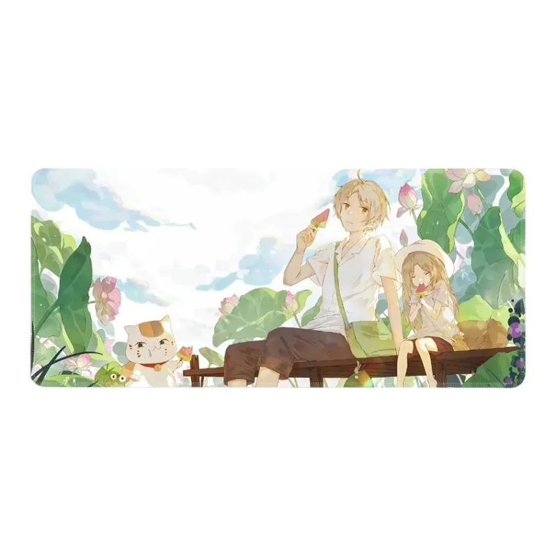 DANYIN Extra Large 'Tenshi No Yōkai' Table Mats For E Sports Gaming Computer Keyboard Men's Anime Home Use Mouse Pads-1