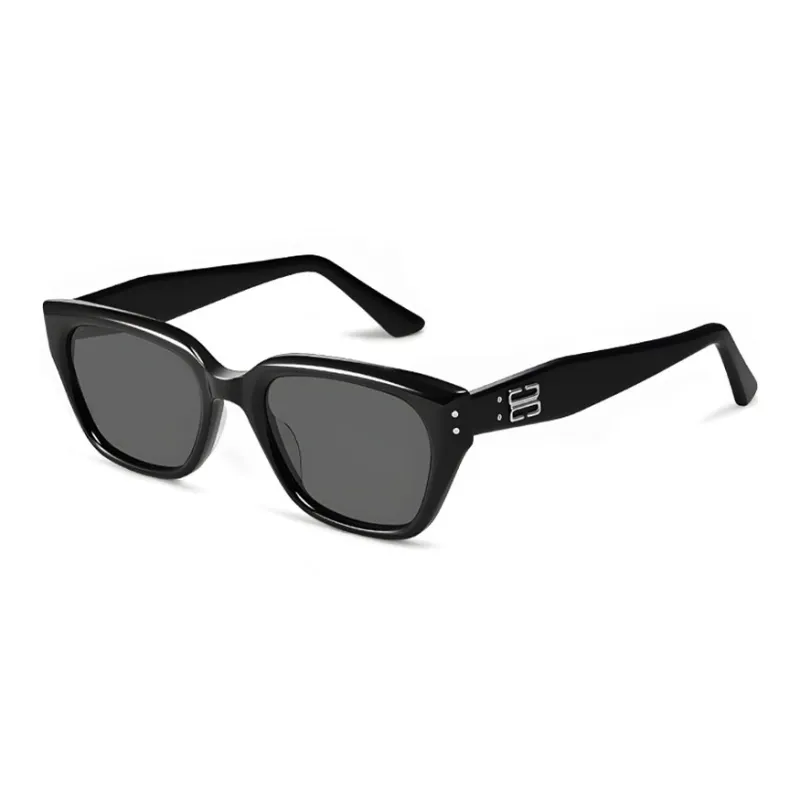 CAPONI Plate Frame Square Sunglasses Unisex-0