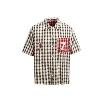 WILDX Shirts Unisex Gray Red