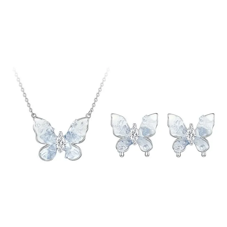 Ascending S925 Silver Necklaces Women's-11