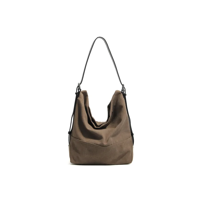 YOCAMU Canvas Shoulder Bag Regular Women's Multicolor-1