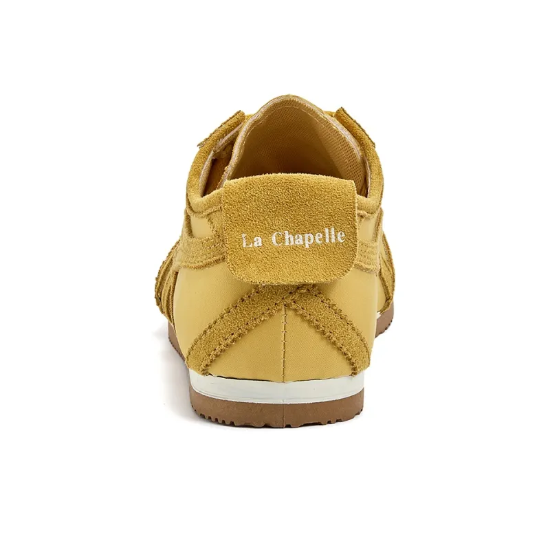 La Chapelle Abrasion Resistant Low Top Casual Shoes Women's Yellow-3