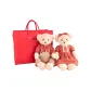 Polka Dot Bear 1 Pair (Height 65cm)+Shopping Bag