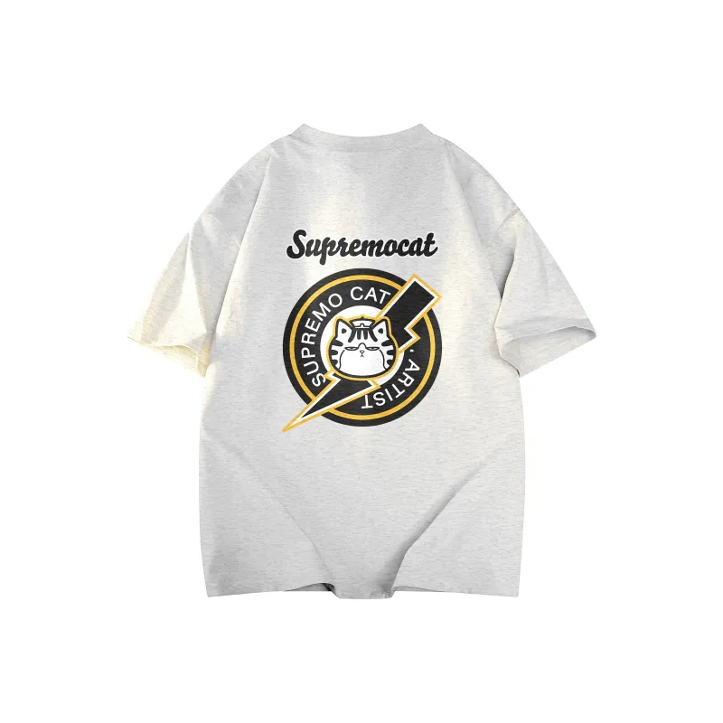 Supremo Cat T Shirts Unisex-14