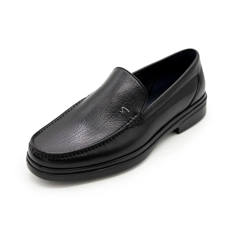 Satchi Business Slip on, Dress Shoes Men's Black-3