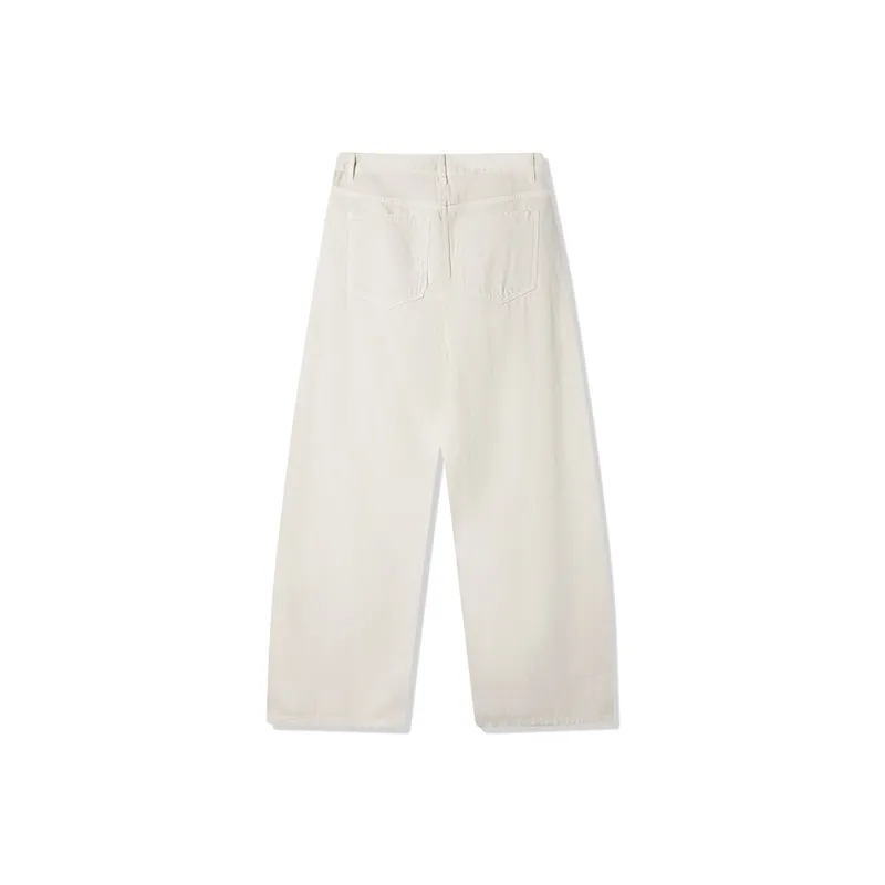 LANGWEIZHE Basic Versatile Fashion Draping Pants Loose Trendy Solid Color Casual Pants Unisex-1