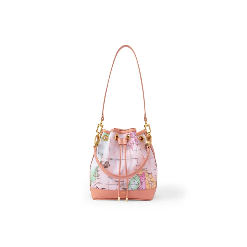 PAPRIKA Cow Leather Crossbody Bucket Handbag Women's Multicolor-4