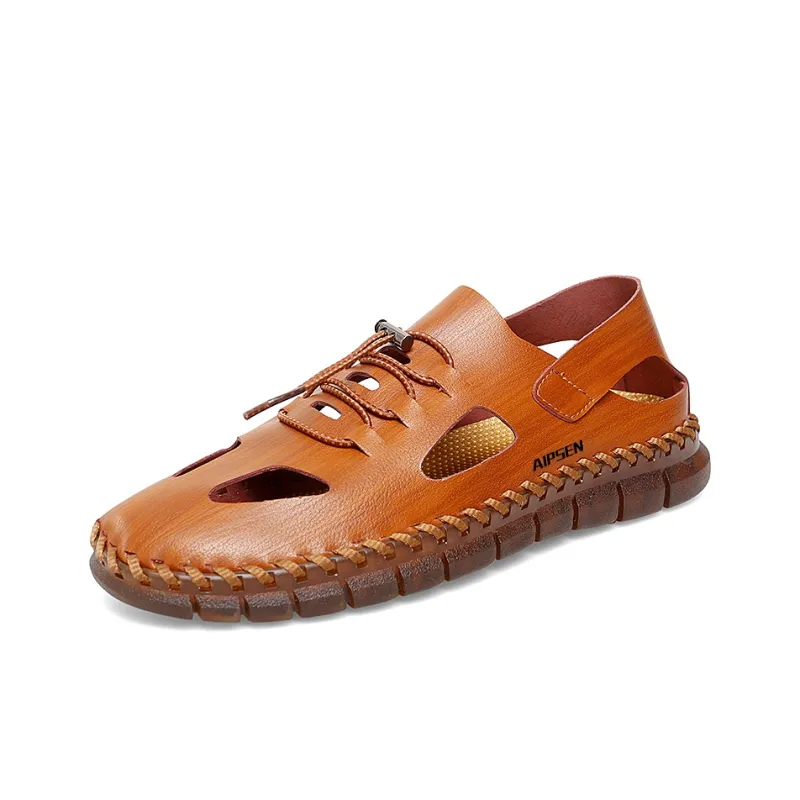 AIPSEN River Trekking Shoes Men's Brown-1
