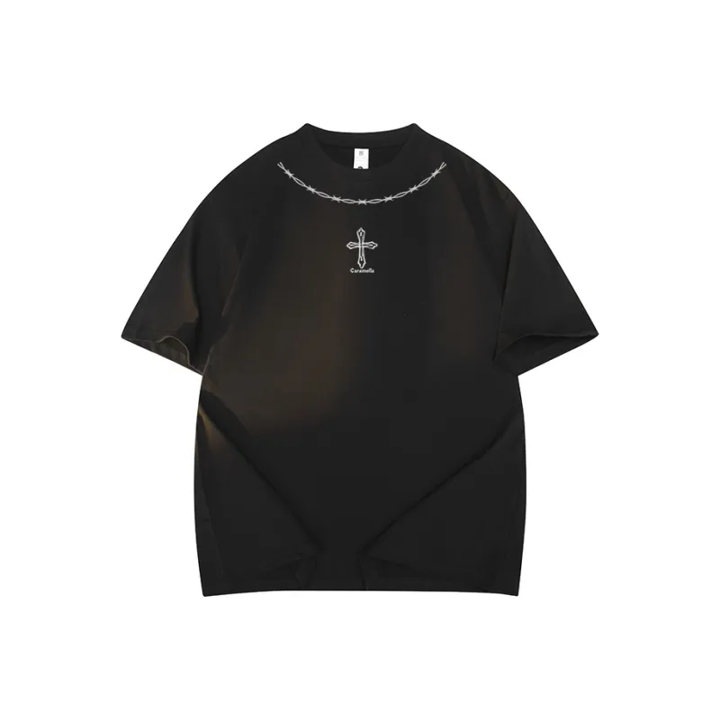 Caramella Drop Shoulder Sleeve T Shirt Women's-8