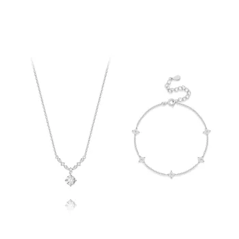 KUMET Sterling Silver Necklaces Women's